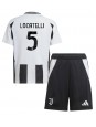 Juventus Manuel Locatelli #5 Kotipaita Lasten 2024-25 Lyhythihainen (+ shortsit)